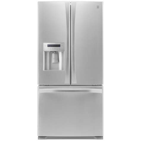 kenmore elite 24 2 cu ft french door bottom freezer refrigerator